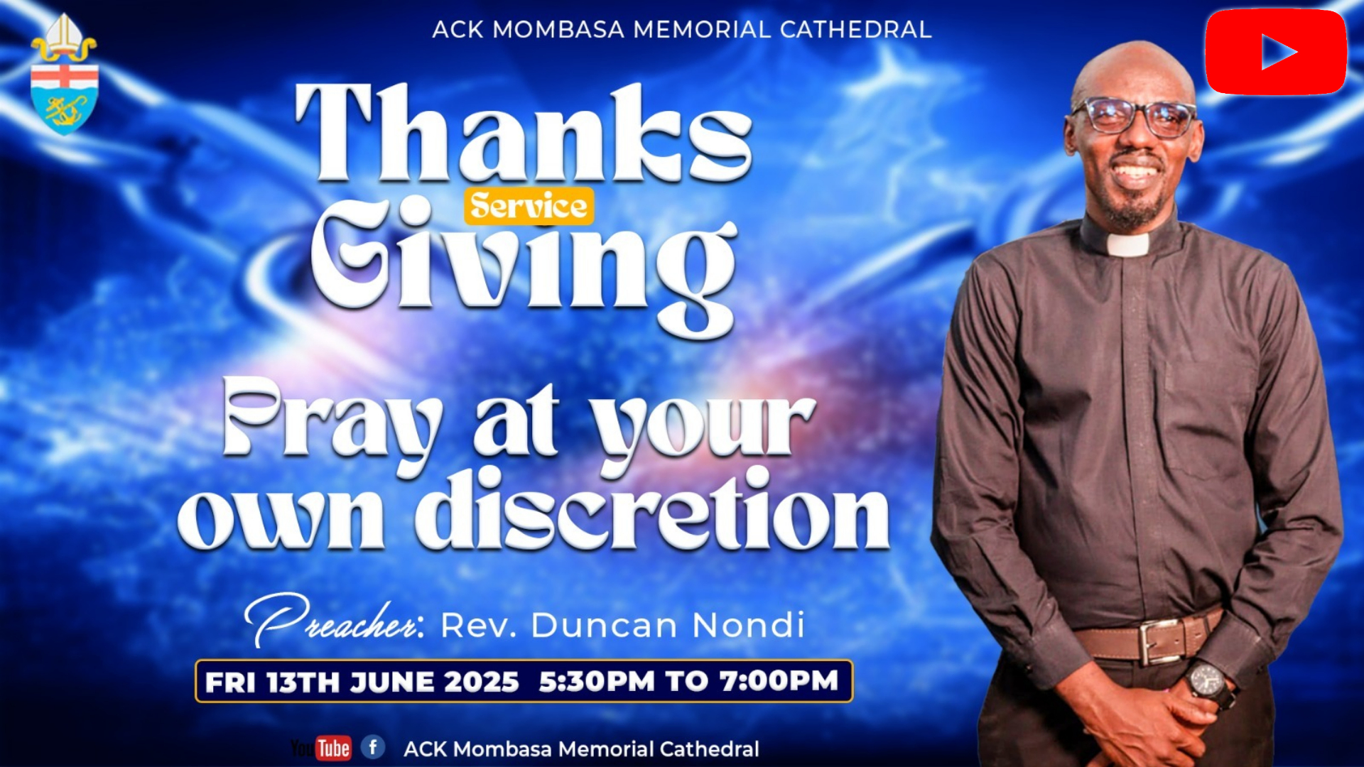 PRAY AT YOUR OWN DISCRETION